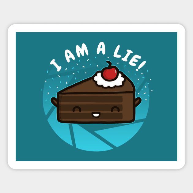 I Am A Lie Sticker by perdita00